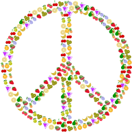 Fruit Peace Sign