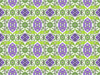 Floral pattern 6 (colour 3)
