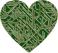 Printed Circuit Board Heart 2