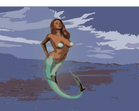Mermaid Under The Sea