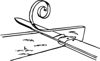 cutting with a knife
