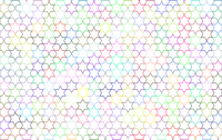 Abstract Stars Geometric Pattern Prismatic No Background