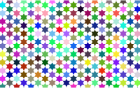 Abstract Stars Geometric Pattern 2 Prismatic