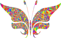 Polyprismatic Abstract Butterfly 2