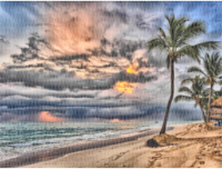 Sunrise Beach Hexagonal Mosaic