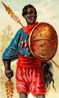 Cigarette card - Tooth Sword