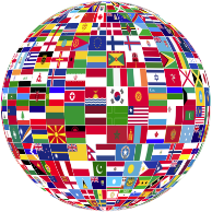 World Flags Globe 3