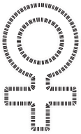 Female Symbol Piano Keys