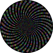 Striped Pinwheel Prismatic