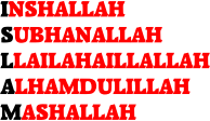 Islam Typography