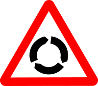 Roadsign roundabout