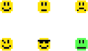 Pixel Emoticons (7px)