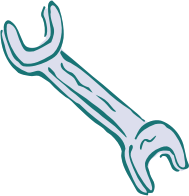 Roughly drawn spanner 2