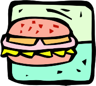 Food and drink icon - burger