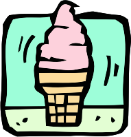 Food and drink icon - ice cream