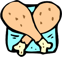 Food and drink icon - chicken