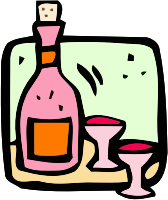 Food and drink icon - wine