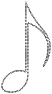 Musical Note Piano Keys
