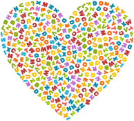 Animals Alphabet Heart