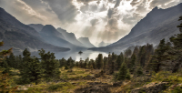 Surreal Glacier National Park