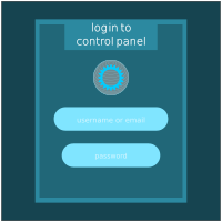 log in to control panel 