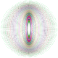 Prismatic Abstract Portal Line Art