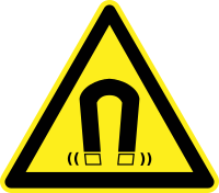 Magnets Warning Symbol