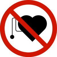 No Pacemakers Symbol