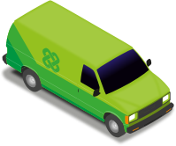 Delivery van