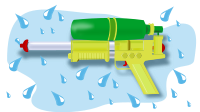 Splash water gun