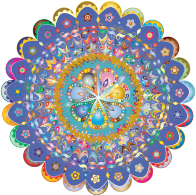 Prismatic Mandala Design