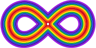 Rainbow Infinity Symbol