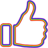 Thumbs Up Rainbow