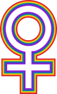 Rainbow Female Symbol