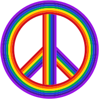 Peace Sign Rainbow