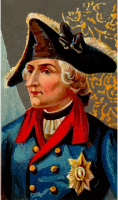 Cigarette card - Frederick the Great