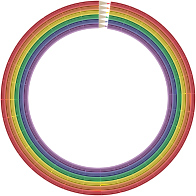 Colorful Pencils Frame