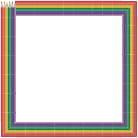 Colorful Pencils Frame 2