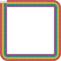 Colorful Pencils Frame 3