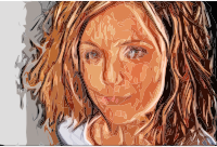 Stylized Beautiful Woman