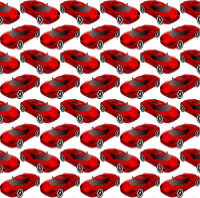 Sports car pattern