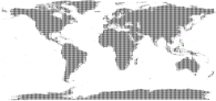World Map Ellipse