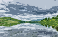 Stylized Low Detail Landscape