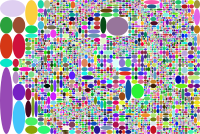 Random Ellipse Background Prismatic