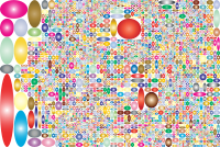 Random Ellipse Background Prismatic 2