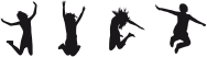 Joy Jumping Silhouette