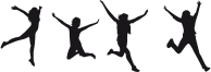 Joy Jumping Silhouette 2