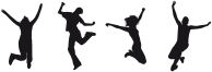 Joy Jumping Silhouette 4