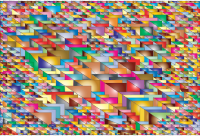 Abstract Prismatic Triangular Background 2
