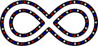 Red White Blue Infinity